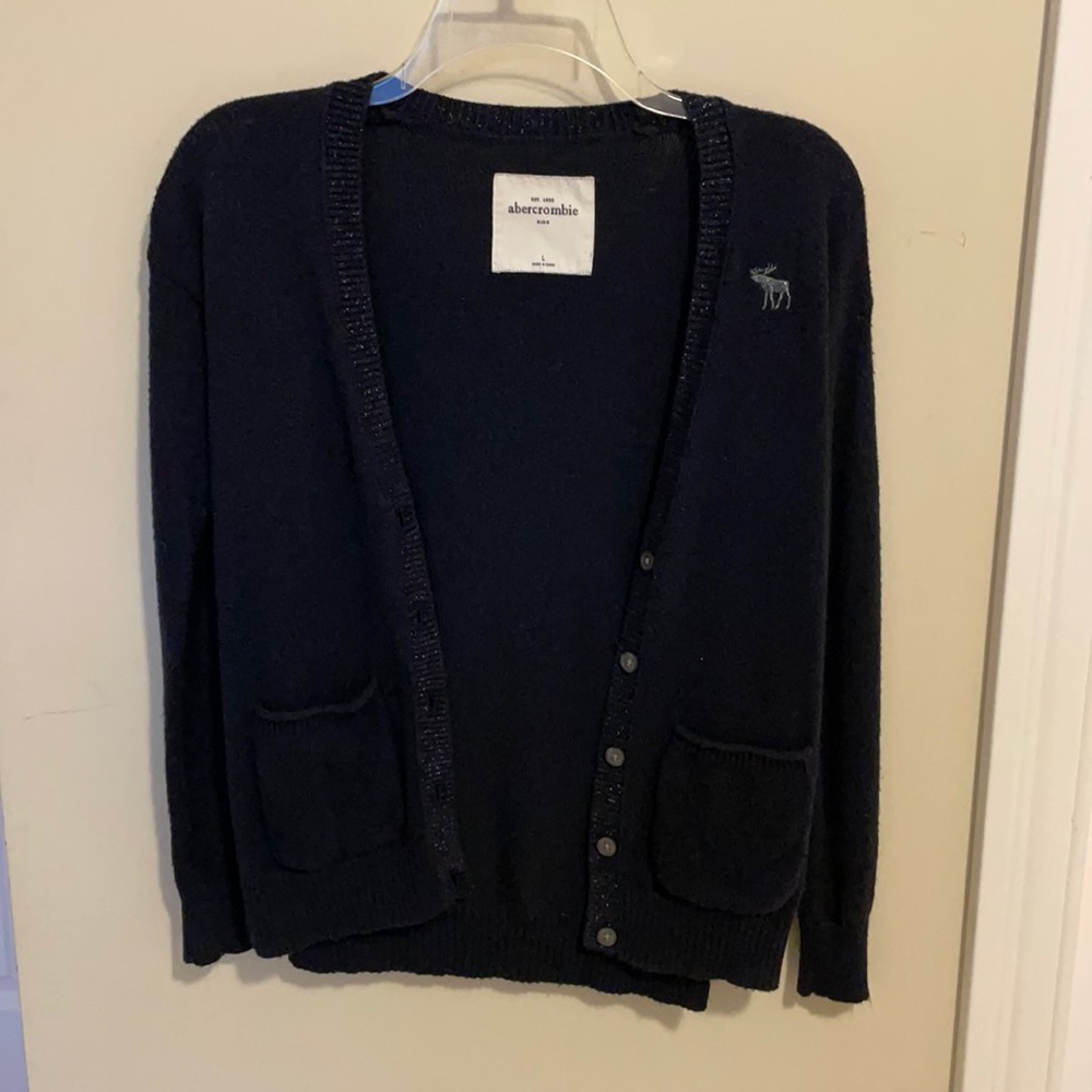 Abercrombie Kids L navy cardigan
